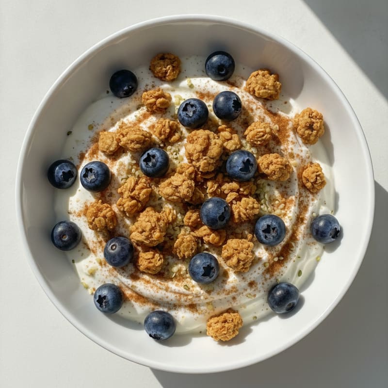 Blueberry Yogurt Bowl with Granola