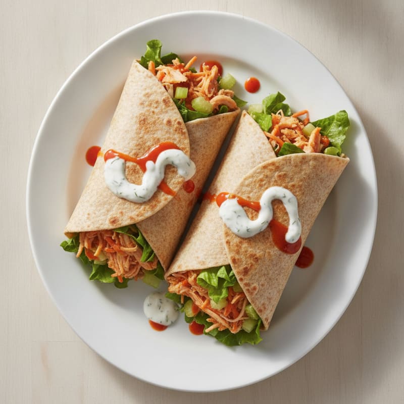 Buffalo Chicken Ranch Wraps