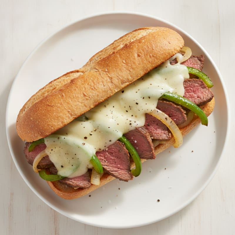 Philly Steak and Provolone Sandwich