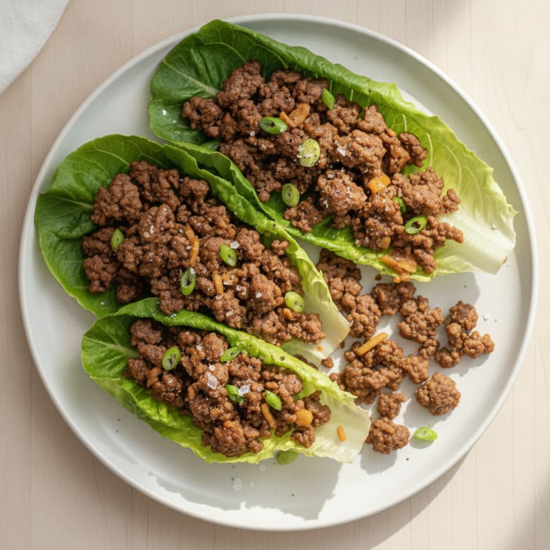 Wagyu Beef Lettuce Wraps