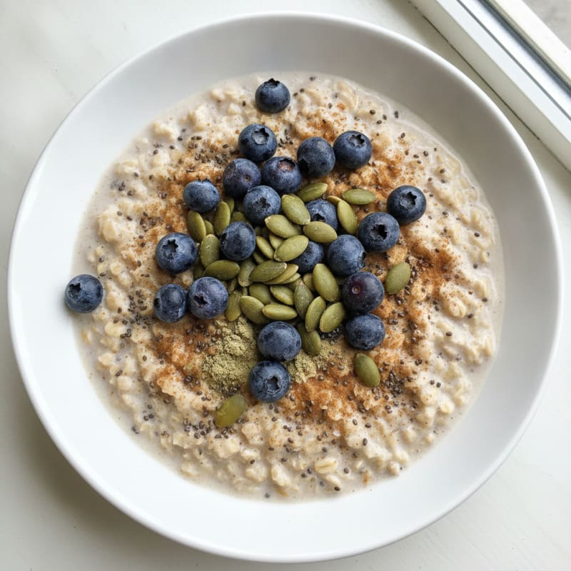 Raw Vegan Berry Nut Oatmeal
