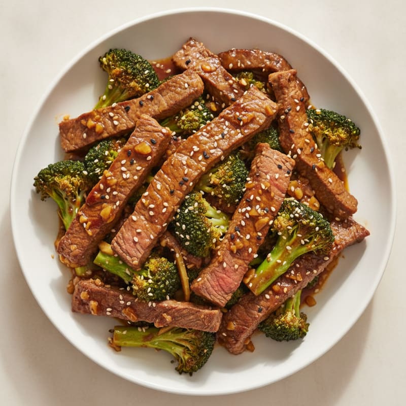 Sesame Beef & Broccoli Stir-Fry