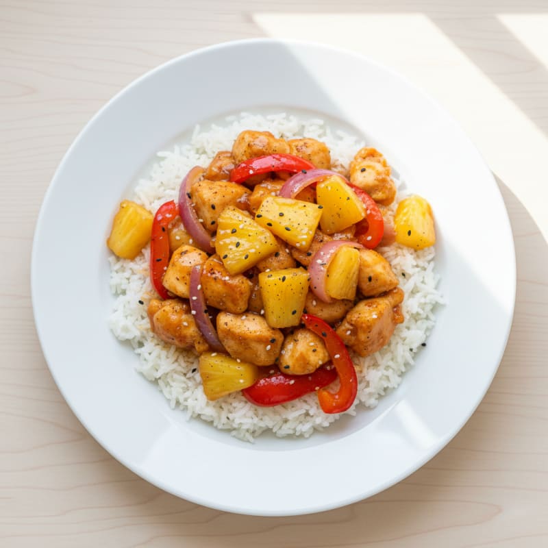 Sweet and Sour Chicken with Pineapple