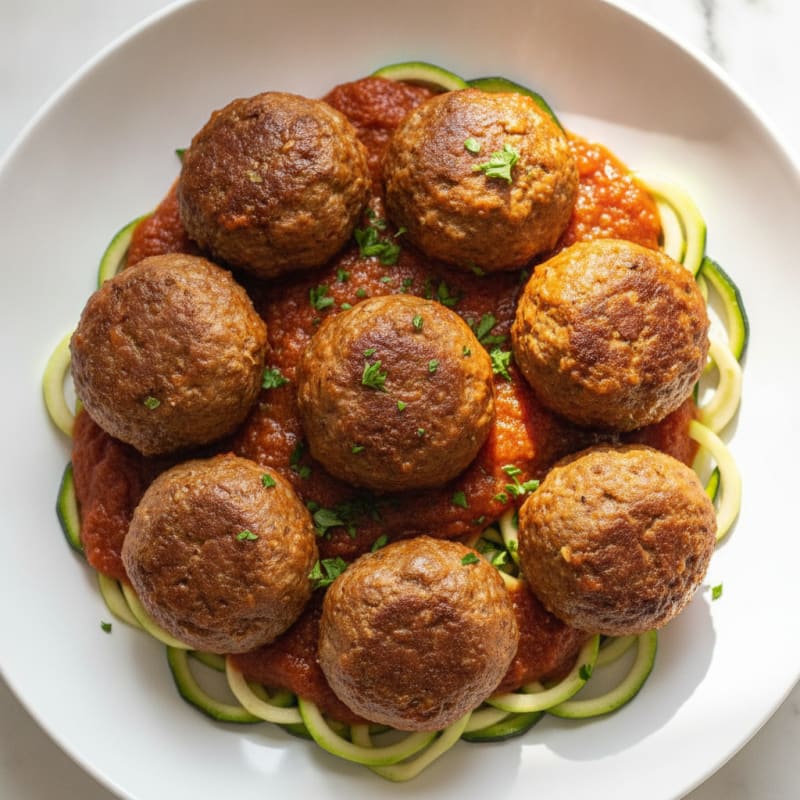 Classic Beef Meatballs in Marinara