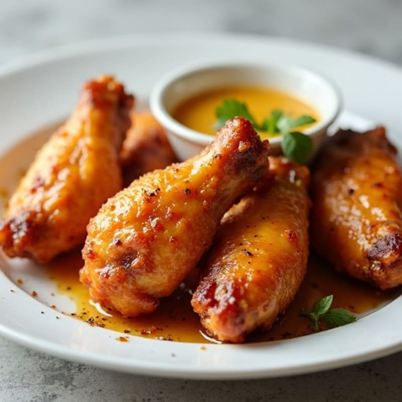 Crispy Baked Honey-Garlic Wings