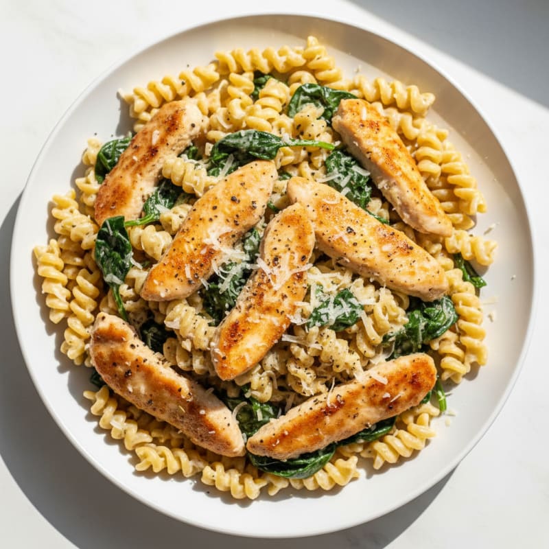 Creamy Garlic Parmesan Chicken Pasta