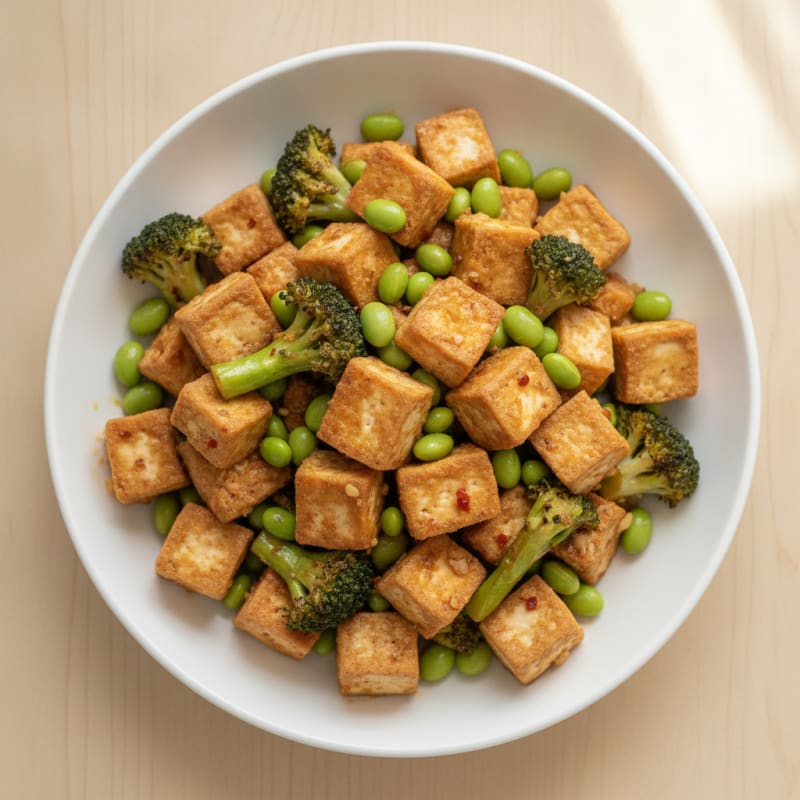 Garlic-Ginger Tofu Stir-Fry