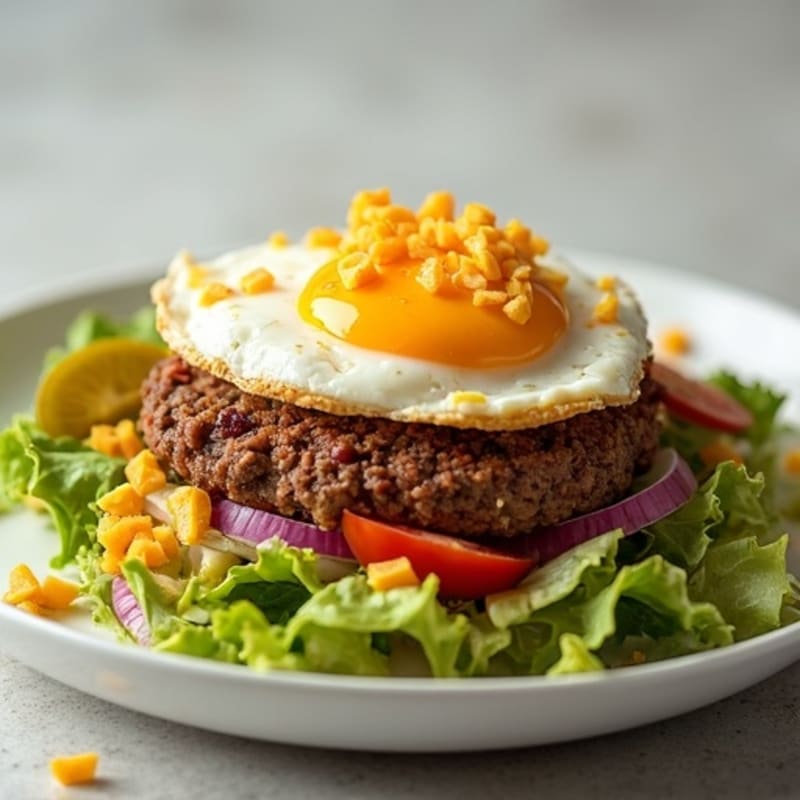 Protein-Packed Lean Ground Beef Big Mac Salad