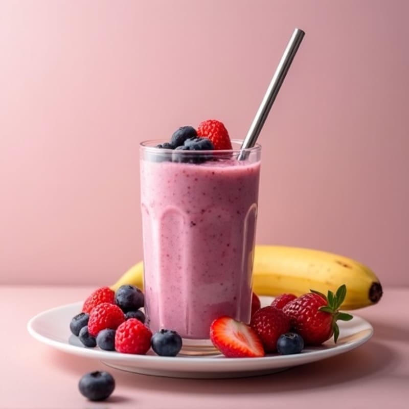 Creamy Berry Protein Smoothie