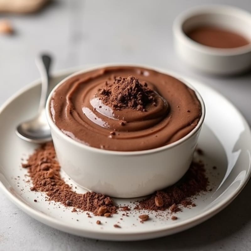 Silky Chocolate Protein Pudding with Greek Yogurt