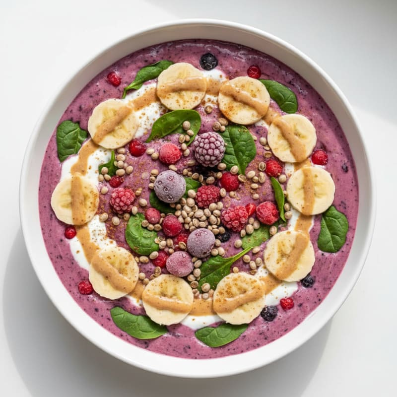 Berry Banana Breakfast Smoothie