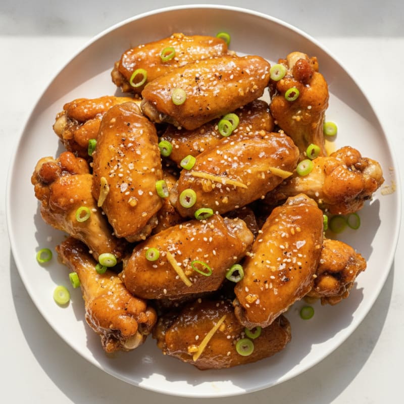 Honey-Garlic Glazed Chicken Wings