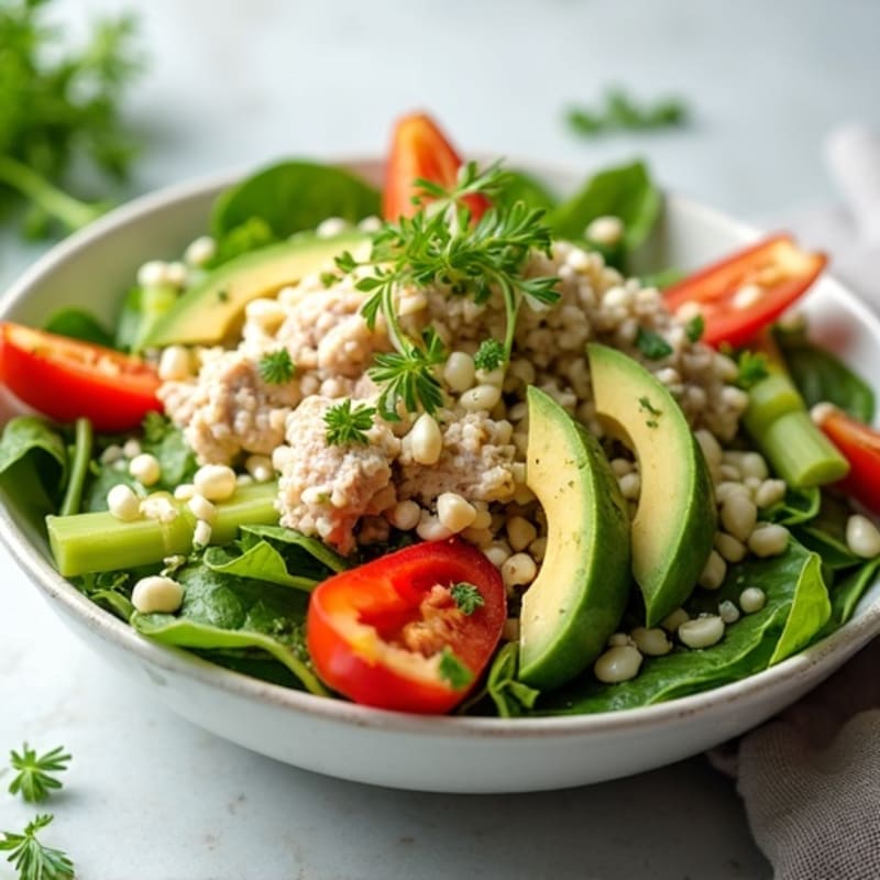 Herb-Citrus Tuna Salad with Crunchy Vegetables