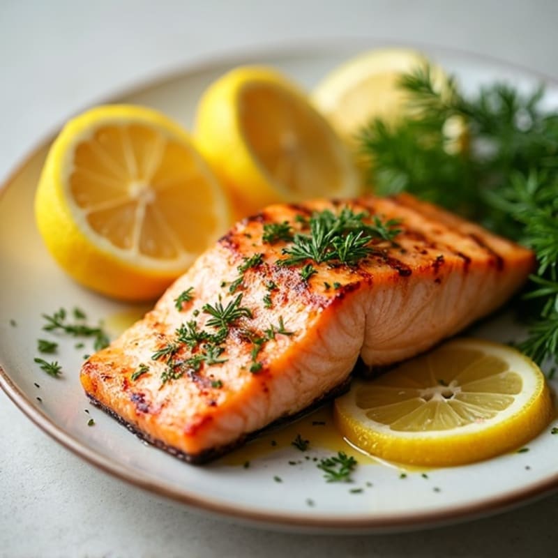 Lemon Herb Grilled Salmon