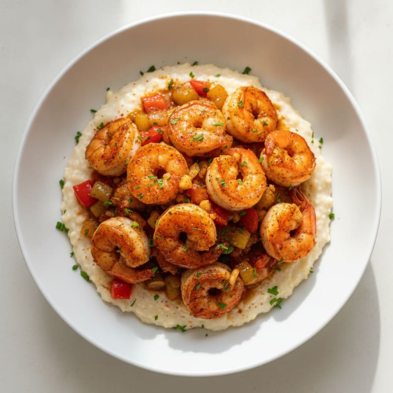 Cajun Shrimp and Grits
