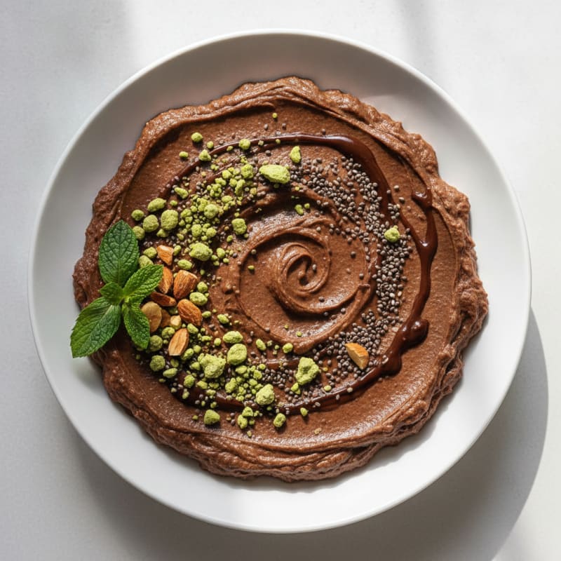 Creamy Vegan Protein Pudding with Chia and Pea Protein