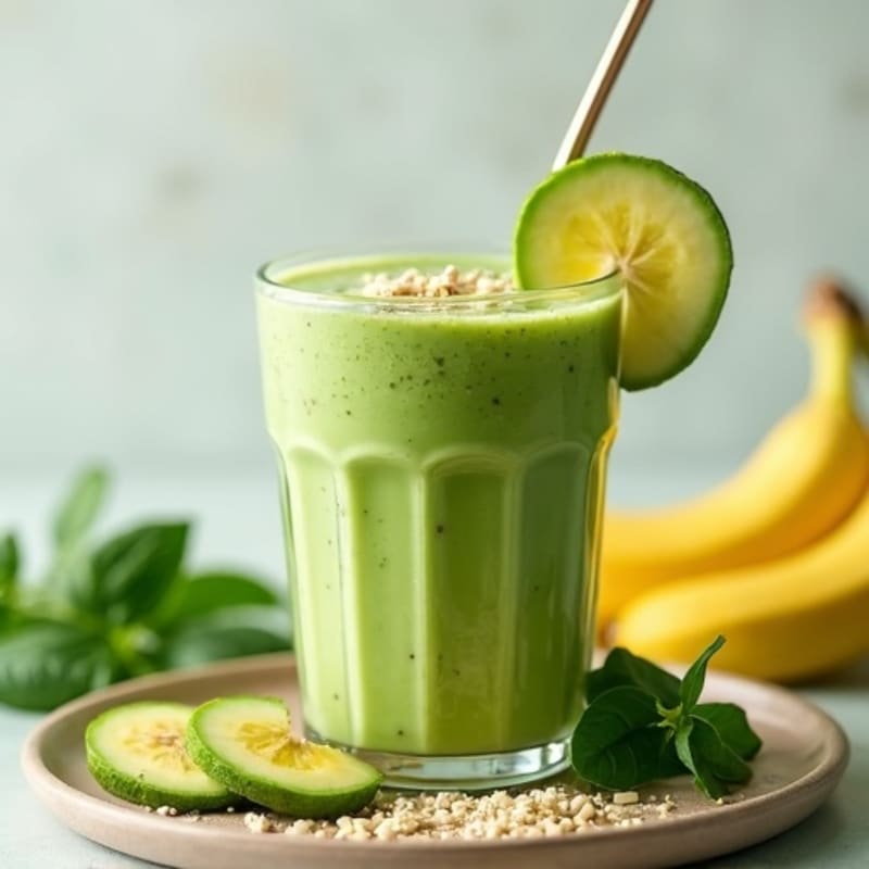 Creamy Green Protein Smoothie
