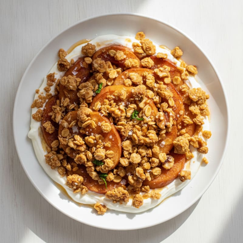 Baked Cinnamon Apple Crumble