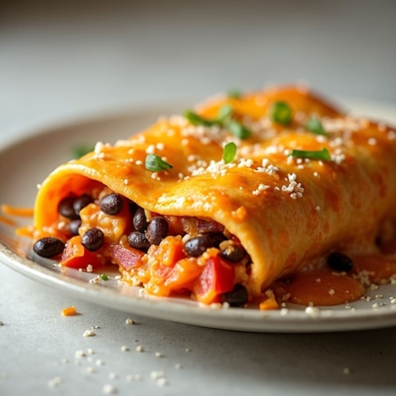 Creamy Chipotle Chicken Enchilada Bake
