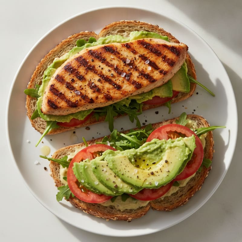 Grilled Chicken and Avocado Sandwich