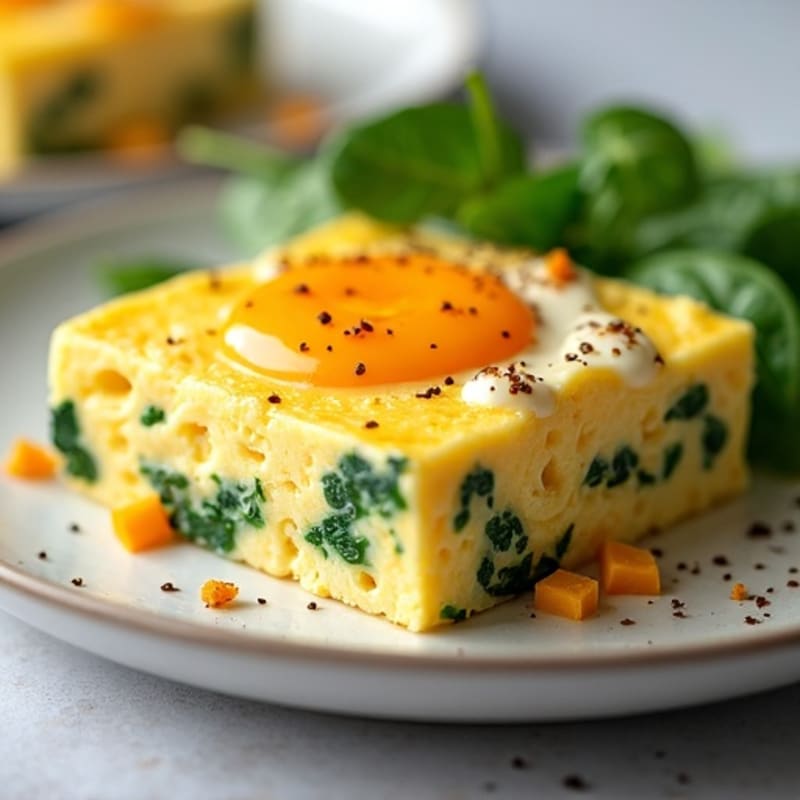 High-Protein Creamy Baked Eggs with Cheese