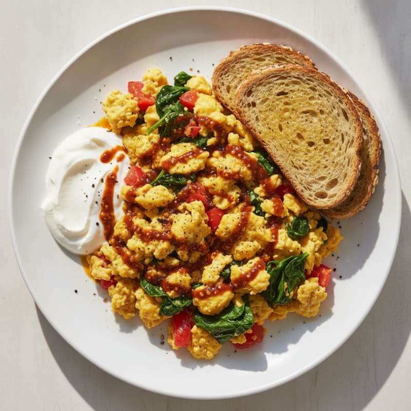 Zesty Vegetarian Chili Scramble