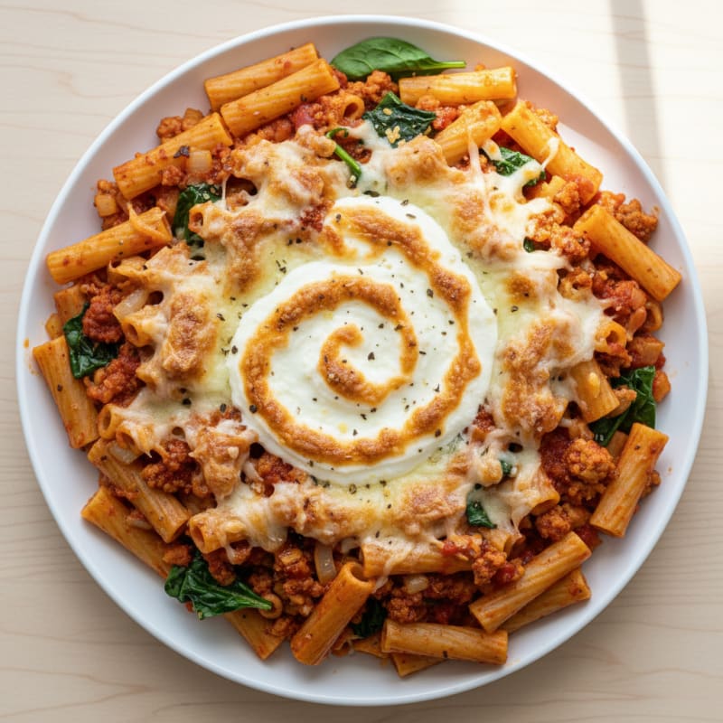 Classic Baked Ziti with Ricotta