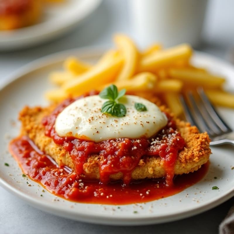 Healthy Crispy Chicken Parmesan