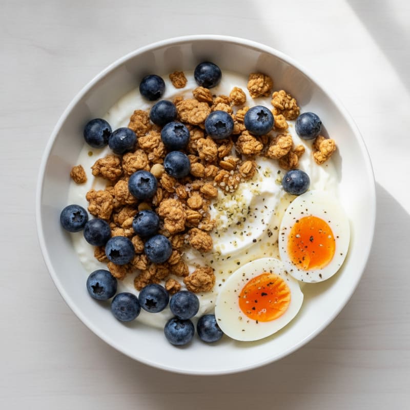 High-Protein Greek Yogurt and Berry Bowl