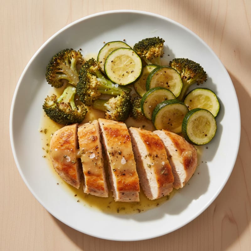 Lemon-Herb Chicken with Roasted Vegetables