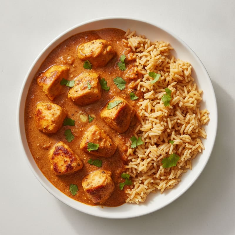 Spiced Butter Chicken with Basmati Rice