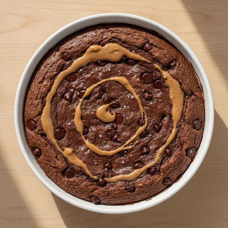 High-Protein Double Chocolate Brownie Bake