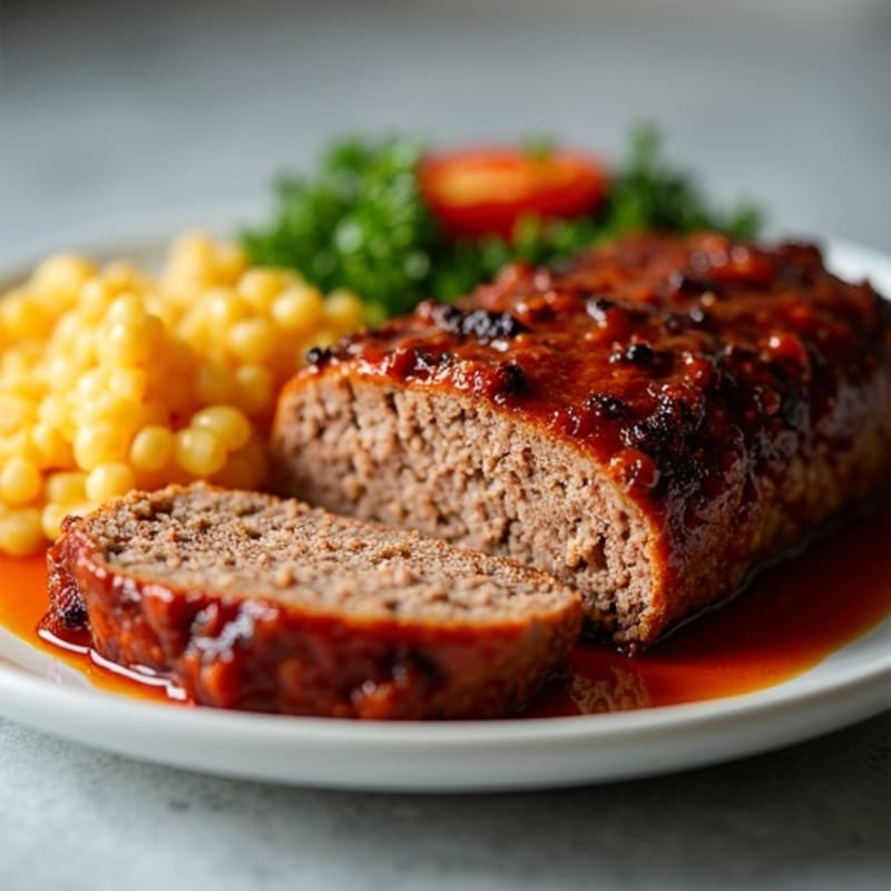 Smoky BBQ Meatloaf with Crispy Bacon