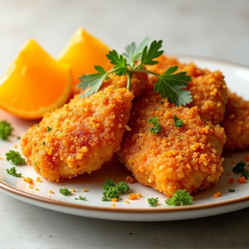 Crispy Baked Orange Chicken