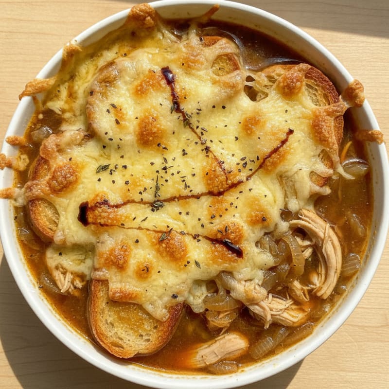 Caramelized Onion and Gruyere Soup