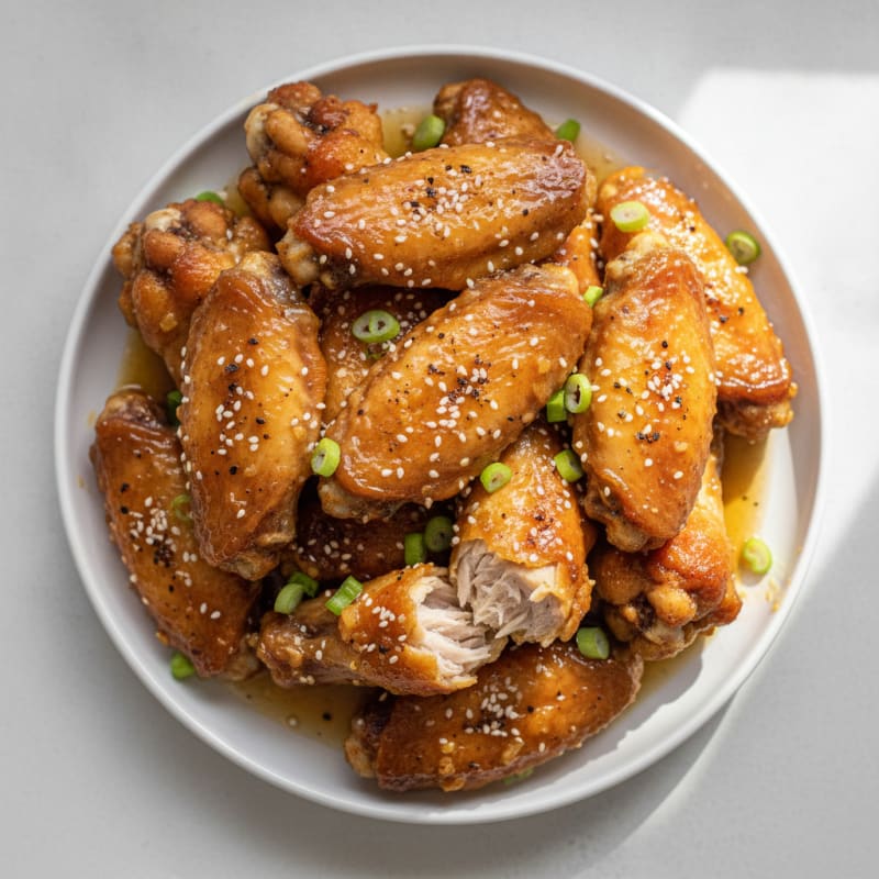 Baked Honey-Garlic Chicken Wings