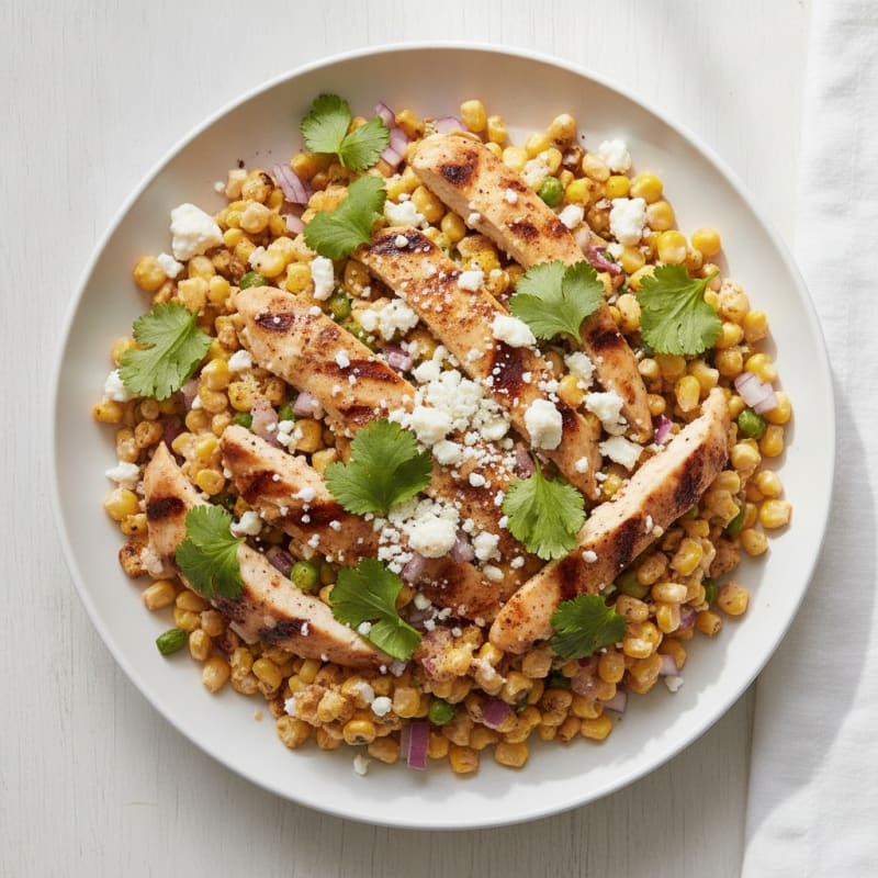 High-Protein Mexican Street Corn Salad