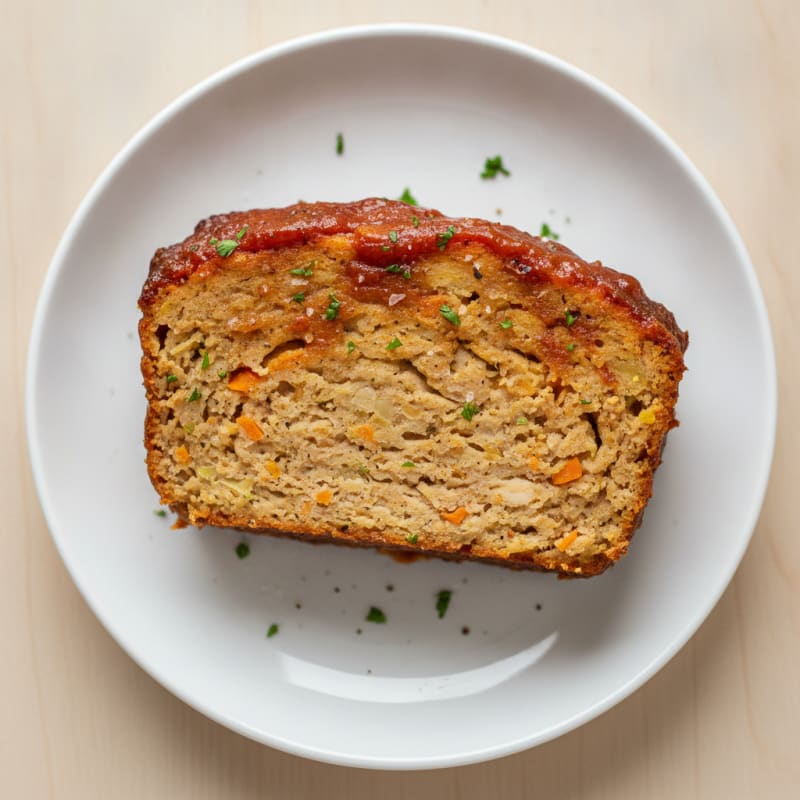 Ground Chicken Meatloaf with Tomato Glaze