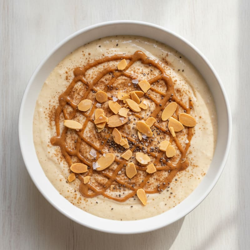 Cinnamon Vanilla Protein Smoothie Bowl
