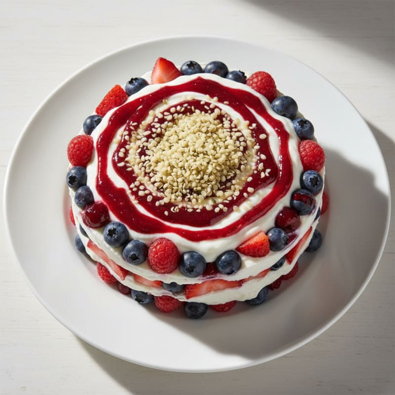 Greek Yogurt and Mixed Berry Protein Parfait