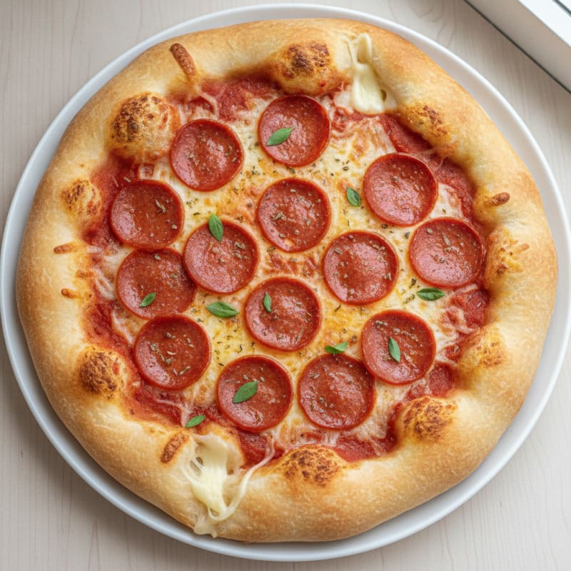 Stuffed Crust Pepperoni Pizza