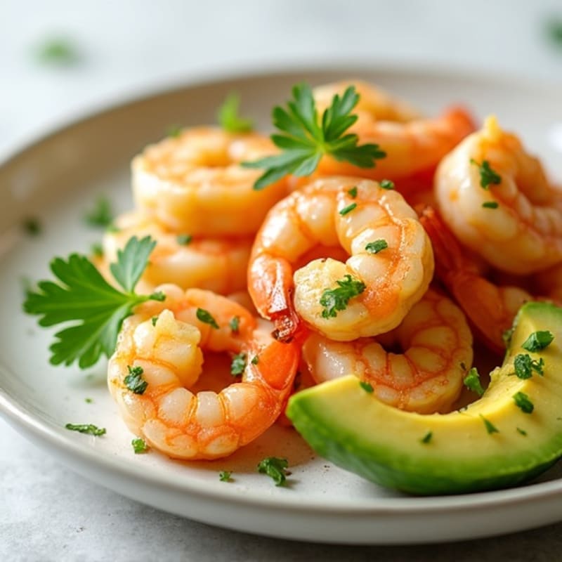 Fresh Citrus Marinated Shrimp with Creamy Avocado