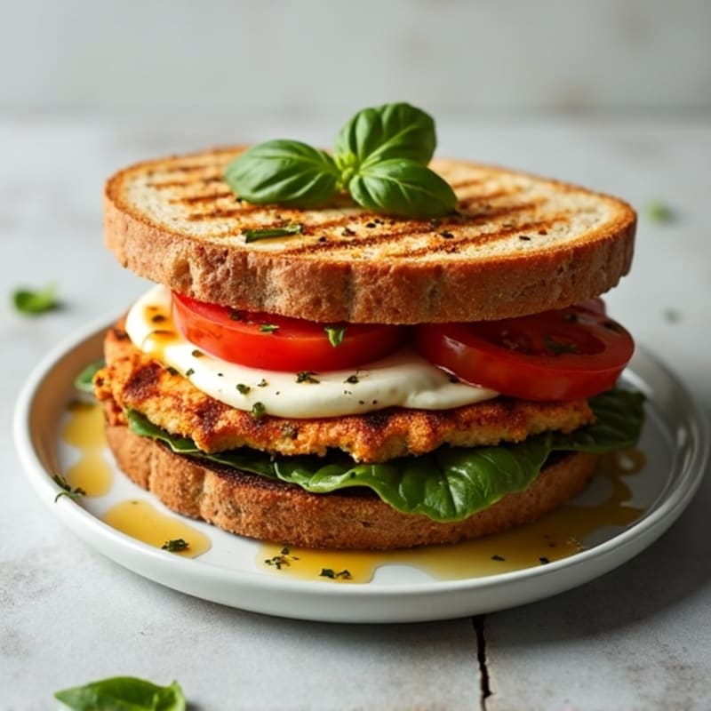 Grilled Chicken Caprese Sandwich