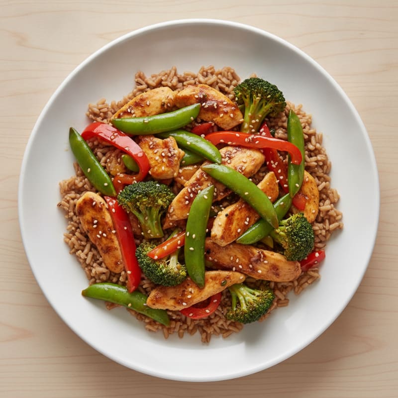 Teriyaki Chicken Stir-Fry with Vegetables