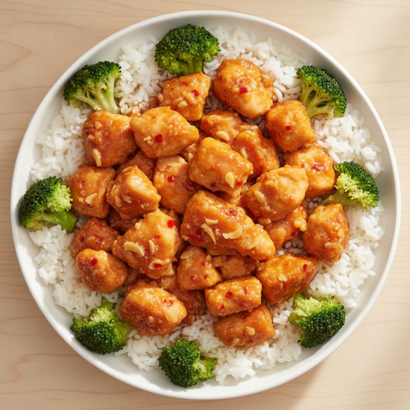 Sweet and Tangy General Tso's Chicken