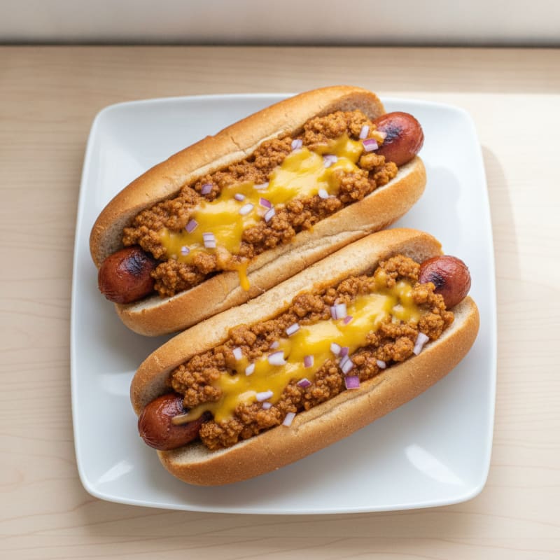 Classic Chili Cheese Hot Dogs