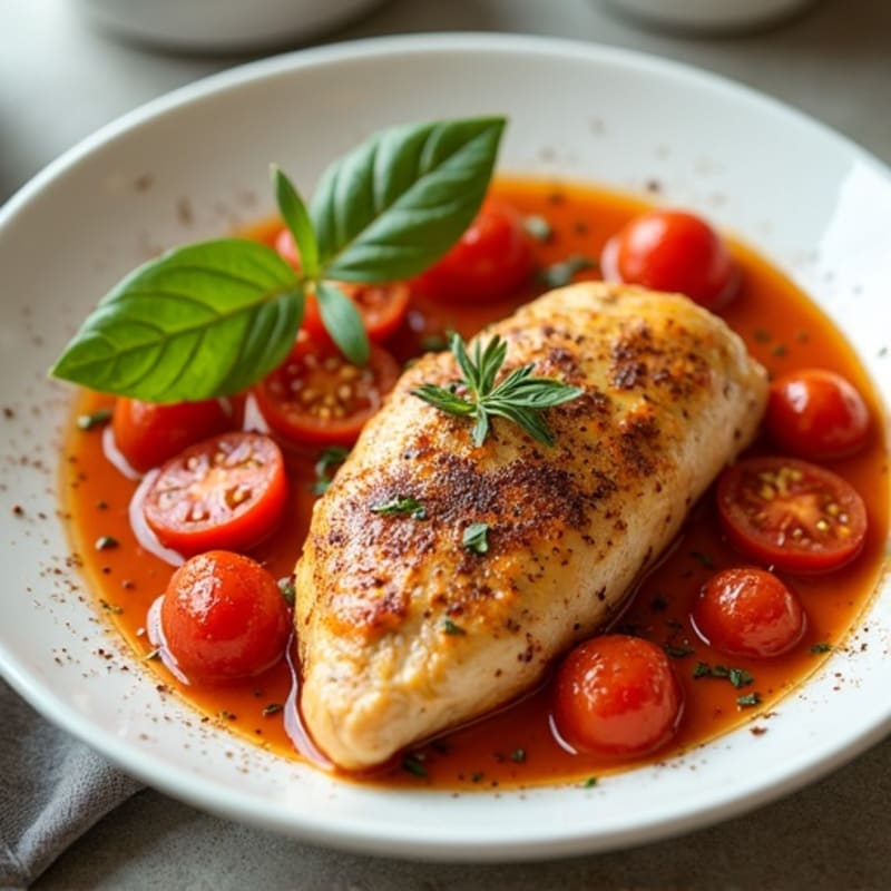 Healthy Creamy Spiced Tomato Chicken