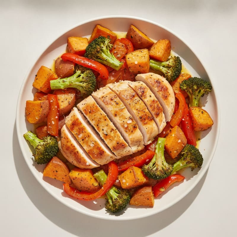 Sheet Pan Lemon Herb Chicken and Veggies
