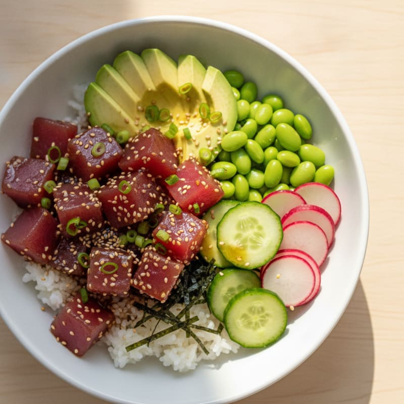 Hawaiian Tuna Poke Bowl