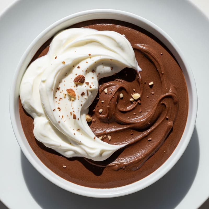 Silky Chocolate Protein Pudding with Greek Yogurt